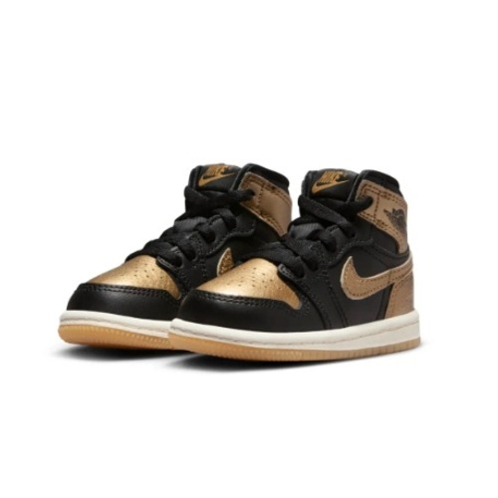 Nike Baby Air Jordan 1 Retro High OG Metallic Gold FD1413-071 Size 5C Mens
